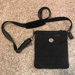 Black Coach crossbody bag